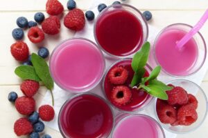 blueberries smoothie
